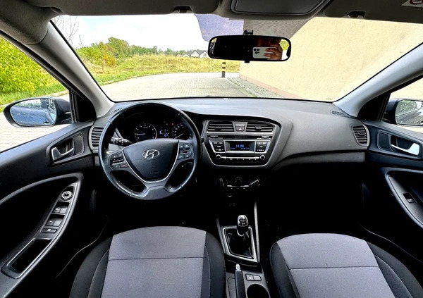 Hyundai i20 cena 35900 przebieg: 98000, rok produkcji 2018 z Biała małe 407